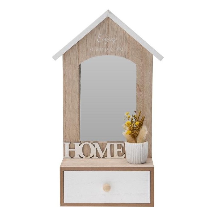 MOBILETTO LEGNO FIORI 17X30CM